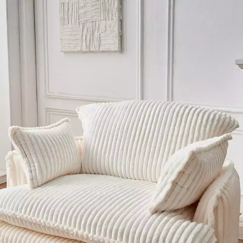 Fauteuil convertible comprimé avec pouf, fauteuil moderne en velours côtelé pour petits espaces, salon, résidence étudiante ou appartement