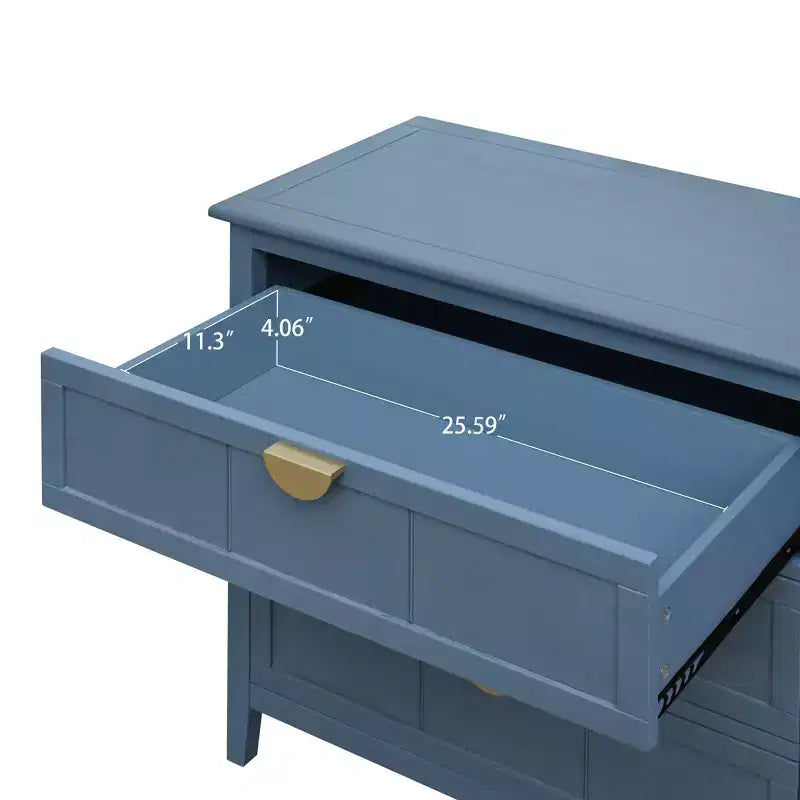 Meuble de rangement en bois de 31.5 avec 3 tiroirs