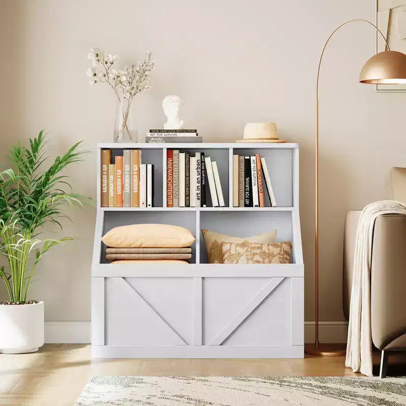 Kinderbücherregal und Spielzeug-Organizer für Spielzimmer, Schlafzimmer, Kinderzimmer und Kita