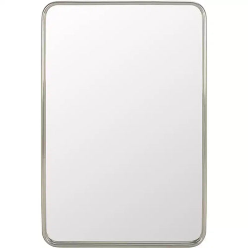 Base Mirror - 24 x 36 - MRR4006 - Chrome - Safavieh