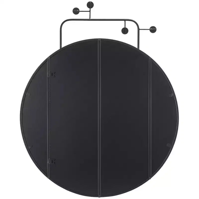 Miroir noir de 31 x 38.5, grand miroir suspendu, décoration élégante pour illuminer votre pièce