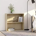 Bücherschrank aus Eichenholzwerkstoff, mittelgroß