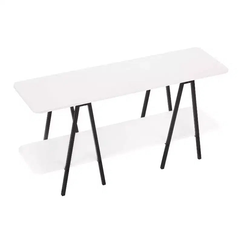 Konsolentisch, schmaler Akzenttisch für den Eingangsbereich, stabiles Gestell und platzsparendes Design für den Flur