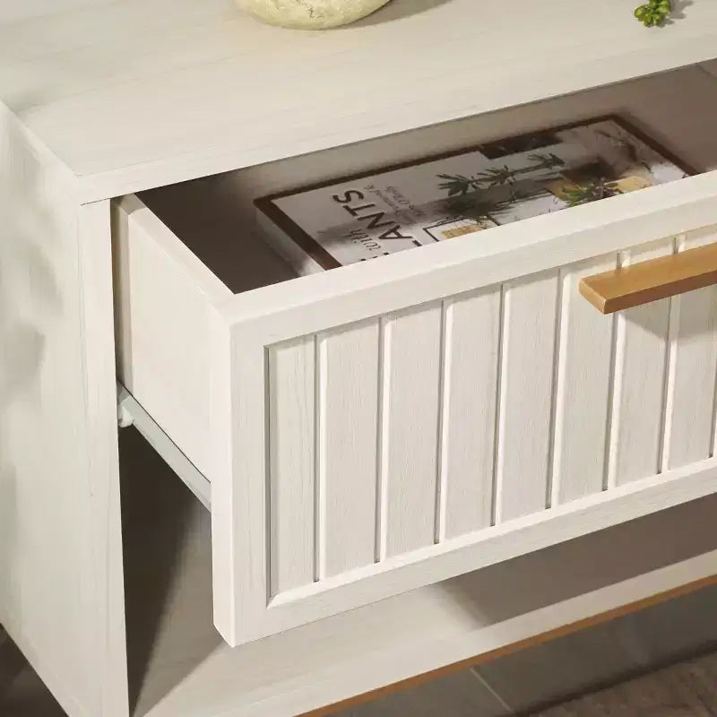 Nachttisch mit Schublade, funktionaler Beistelltisch mit Stauraum, ideal für Ordnung im Schlafzimmer