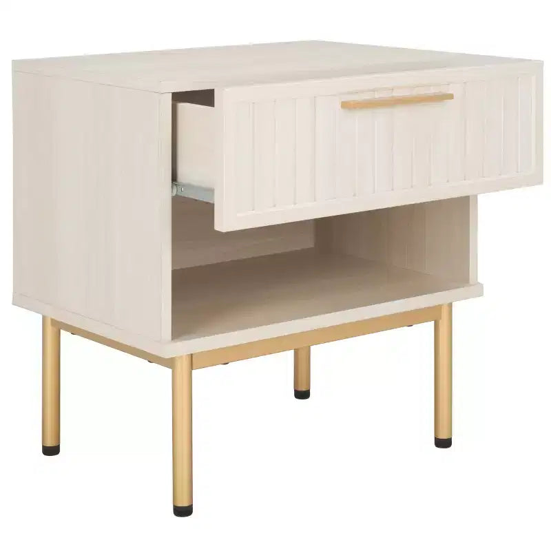 Table de chevet à tiroir, table de nuit fonctionnelle avec tiroir de rangement, idéale pour organiser la chambre
