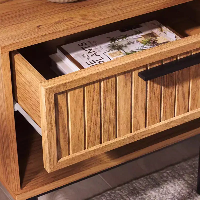 Nachttisch mit Schublade, funktionaler Beistelltisch mit Stauraum, ideal für Ordnung im Schlafzimmer
