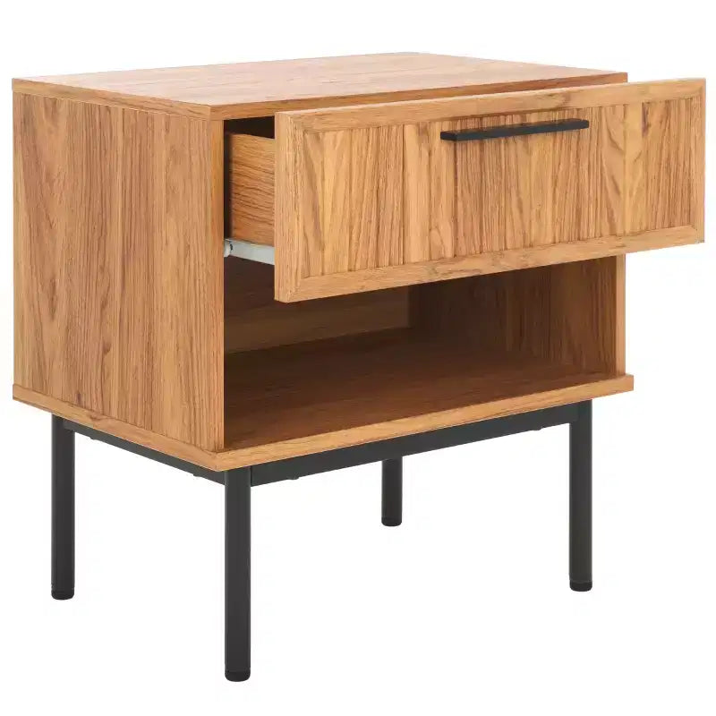 Nachttisch mit Schublade, funktionaler Beistelltisch mit Stauraum, ideal für Ordnung im Schlafzimmer
