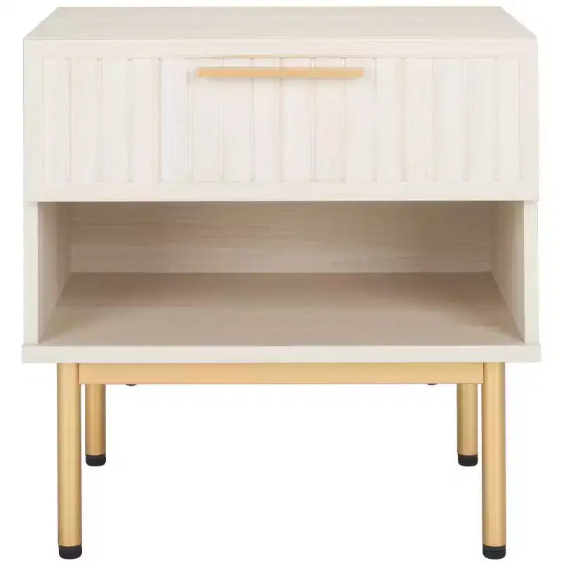Table de chevet à tiroir, table de nuit fonctionnelle avec tiroir de rangement, idéale pour organiser la chambre