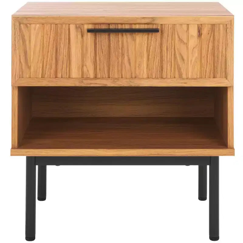 Table de chevet à tiroir, table de nuit fonctionnelle avec tiroir de rangement, idéale pour organiser la chambre