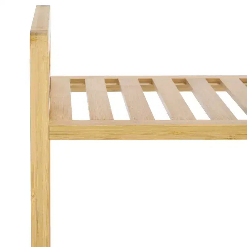 Estantería natural de 5 niveles, estantería multiusos para exhibición, fácil montaje y estilo rústico para el hogar