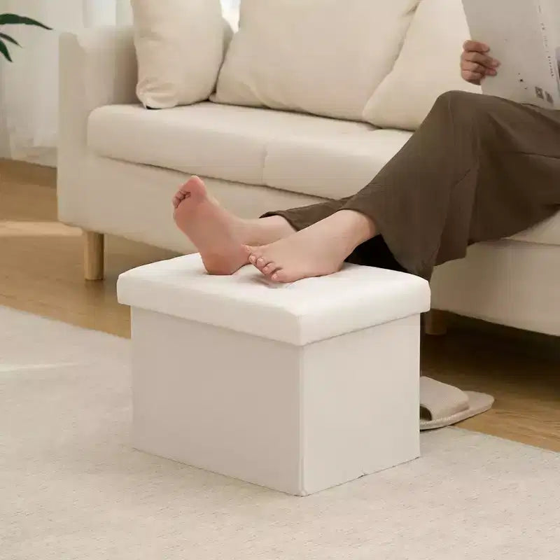 16 Klappbare Samt-Aufbewahrungsbank mit Hocker und Spielzeugtruhe, belastbar bis 330 lb, für Schlafzimmer und Wohnzimmer