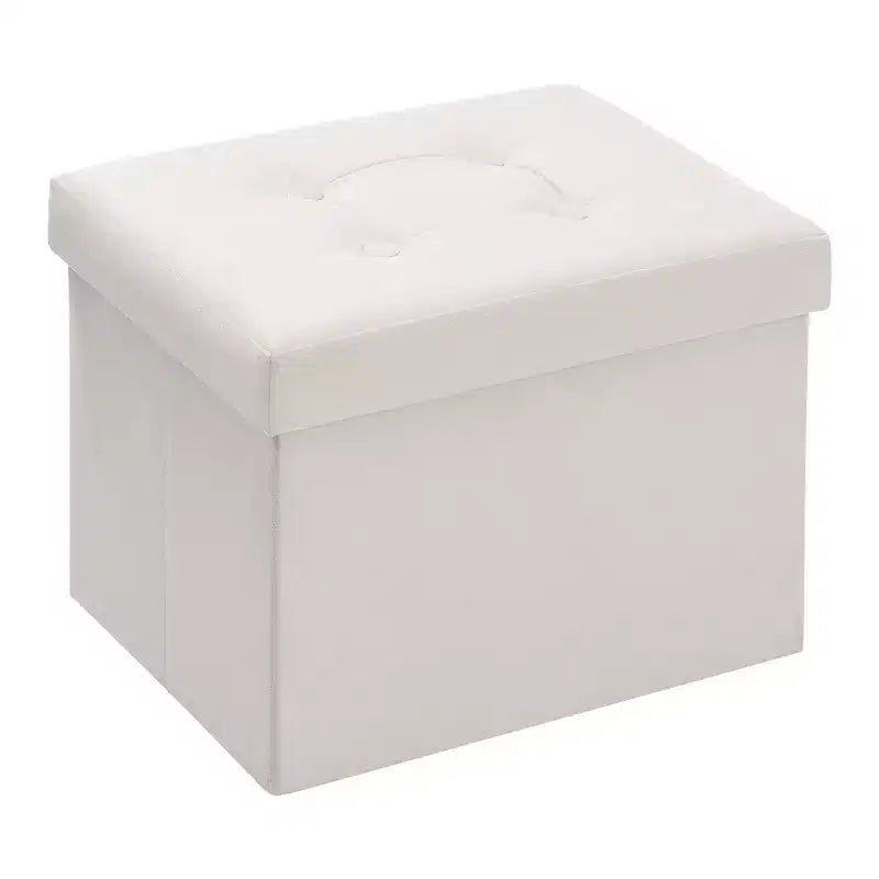 Banc-coffre de rangement pliant en velours de 16, coffre à jouets et repose-pieds, supporte jusqu'à 330 lb, pour chambre ou salon