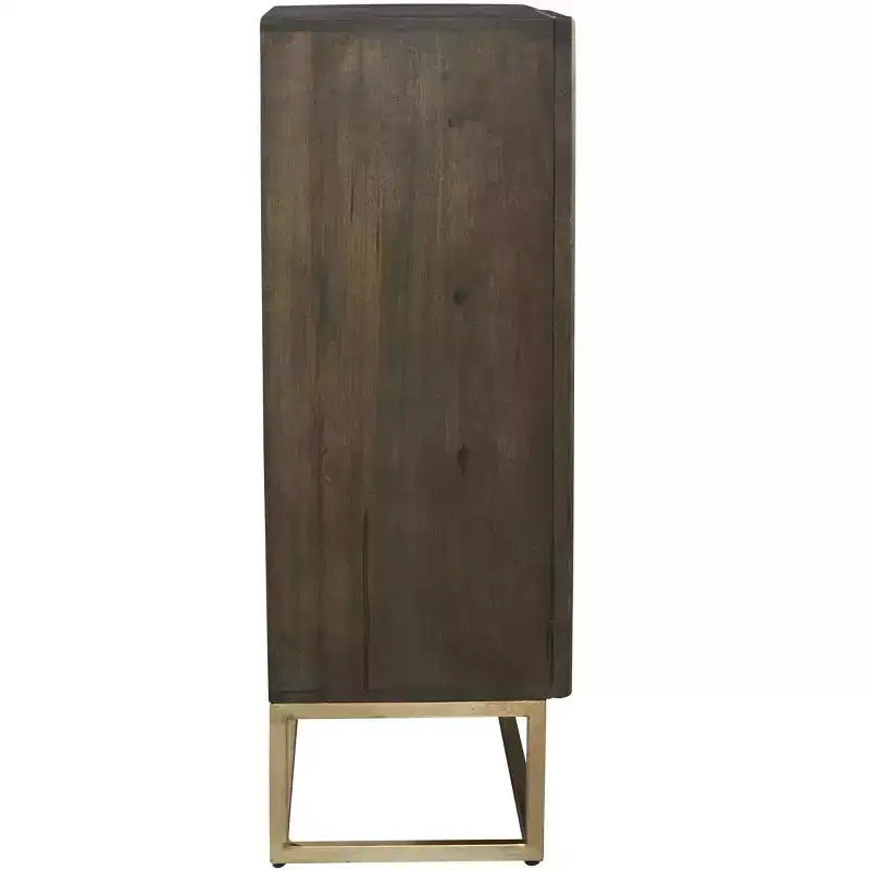 Vitrine mit Glastür, Dekorationsvitrine, zum Präsentieren von Dekorationsartikeln und zum Schutz vor Staub